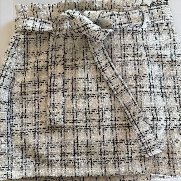 Floerns Dresses & Skirts - Boucle Paperbag Waist Mini Skirt